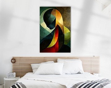 Modern Abstract | Spectrum Silhouette Whisper van Kunst Kriebels