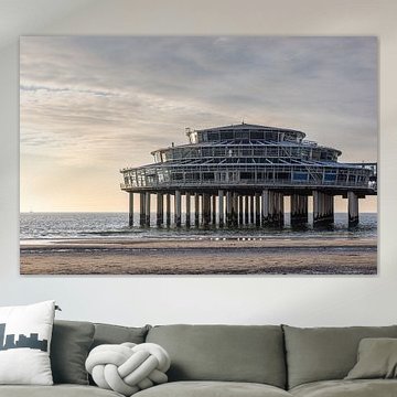 Ruhiger Morgen am Scheveningen Pier