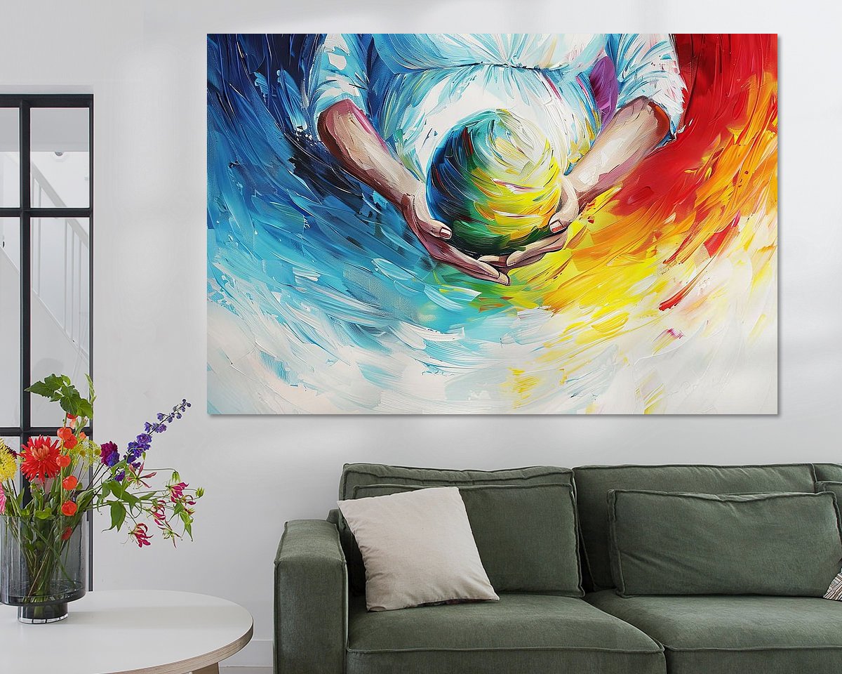 Example of the artwork in a room