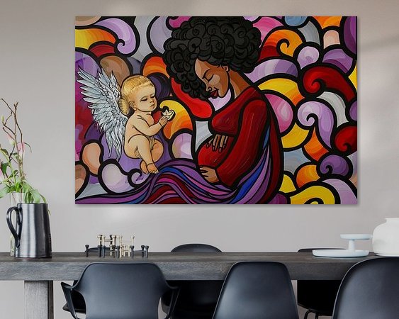 Example of the artwork in a room