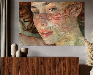 digitaal fictief portret van Egon Zitter