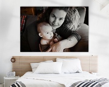 portrait fictif numérique femme et enfant sur Egon Zitter