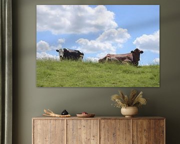 Hollands plaatje met koeien van Bert Verweij