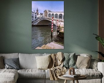 Rialto brug Venetië van Sander Groenendijk