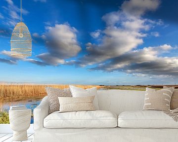 Cloud cover over the Onlanden, Groningen by Koos de Wit