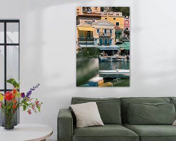 From the harbour a beautiful house on Symi by Patrick Vossen