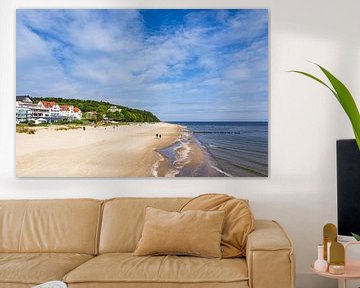 Strand an der Ostseeküste in Bansin auf der Insel Usedom von Rico Ködder