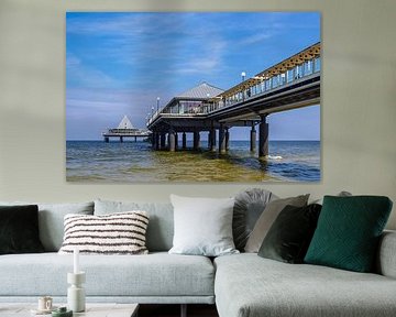 Le pont maritime à Heringsdorf sur l'île d'Usedom sur Rico Ködder