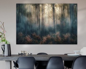 Waldfotografie mit Blumen