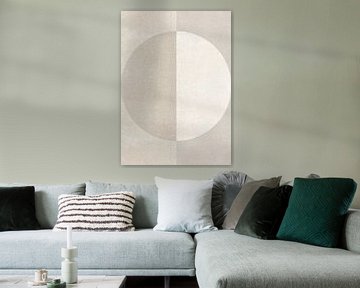 TW Living - abstract art circle HANNA van TW living