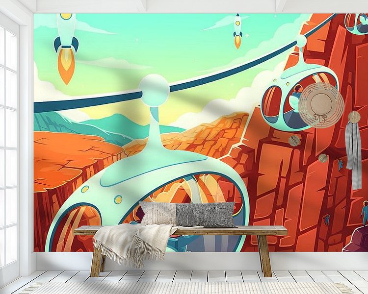 Example of the artwork in a room