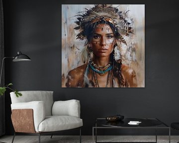 Portrait of an Indian girl