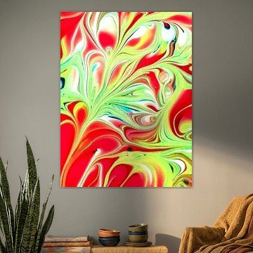 Softe Retro Bloem Marmer 4