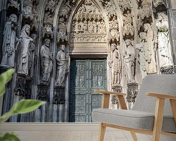 Eingang Kölner Dom von Dieter Walther