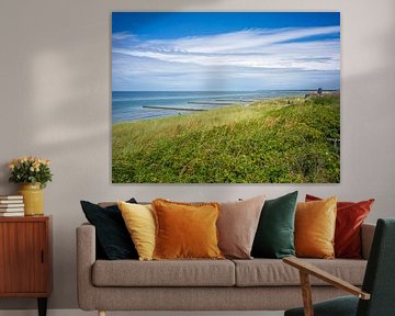 Op het strand van Ahrenshoop (Fischland-Darß-Zingst) van t.ART