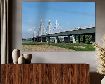 Tacitusbrug tuibrug over de Waal van Richard Wareham