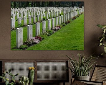 Oosterbeek Nederland Airborne Britse en Poolse begraafplaats van Richard Wareham