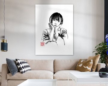 jonge japanners van Péchane Sumie