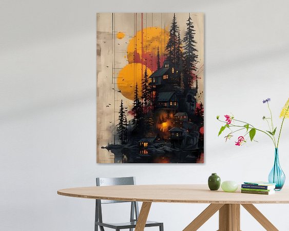 Example of the artwork in a room