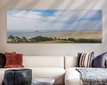 View over the Wadden Sea from Terschelling by Richard Wareham