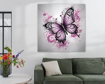 Natuurwonderen in roze: de lichtgevende vlinder van ButterflyPix