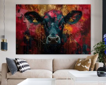 Intense Look of the Cow