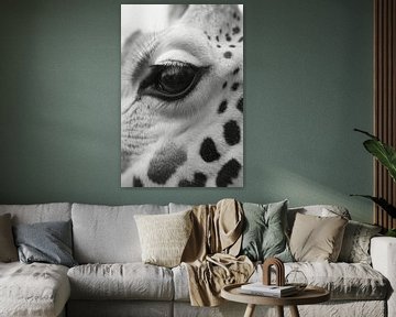 Eye of the Giraffe - Intense Focus by Eva Lee