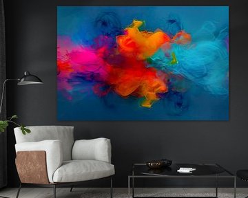 Abstract paint splatter pattern by PixelPrestige