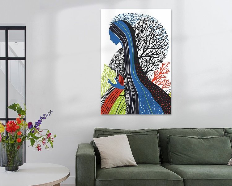 Example of the artwork in a room