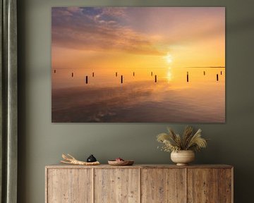 Kalme zonsondergang boven het water van KB Design & Photography (Karen Brouwer)