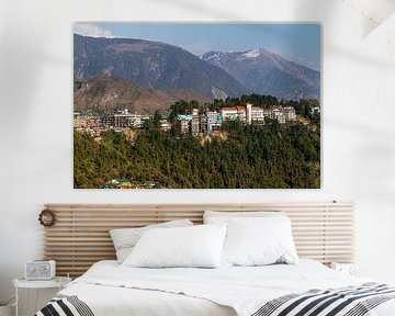 The city of Dharamshala in India by Roland Brack