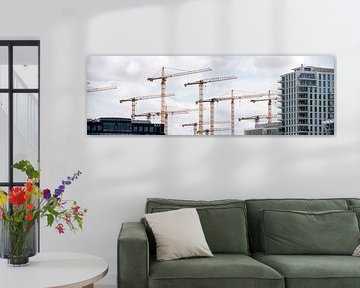 Cranes Hamburg by Richard Wareham
