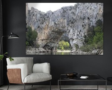 vallon pont d,arc in winter by Patrick van beek76
