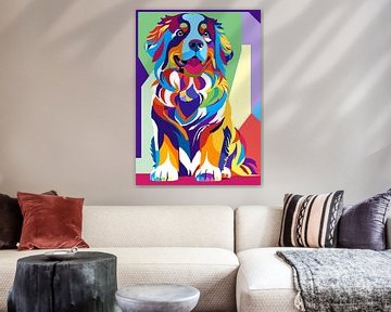 Hond Wpap pop-art van BASUNI AHMAD