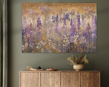 Lila Blume Samt von Whale & Sons