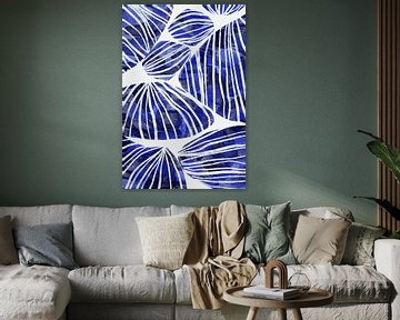 Blauwe zee schelpen van Treechild
