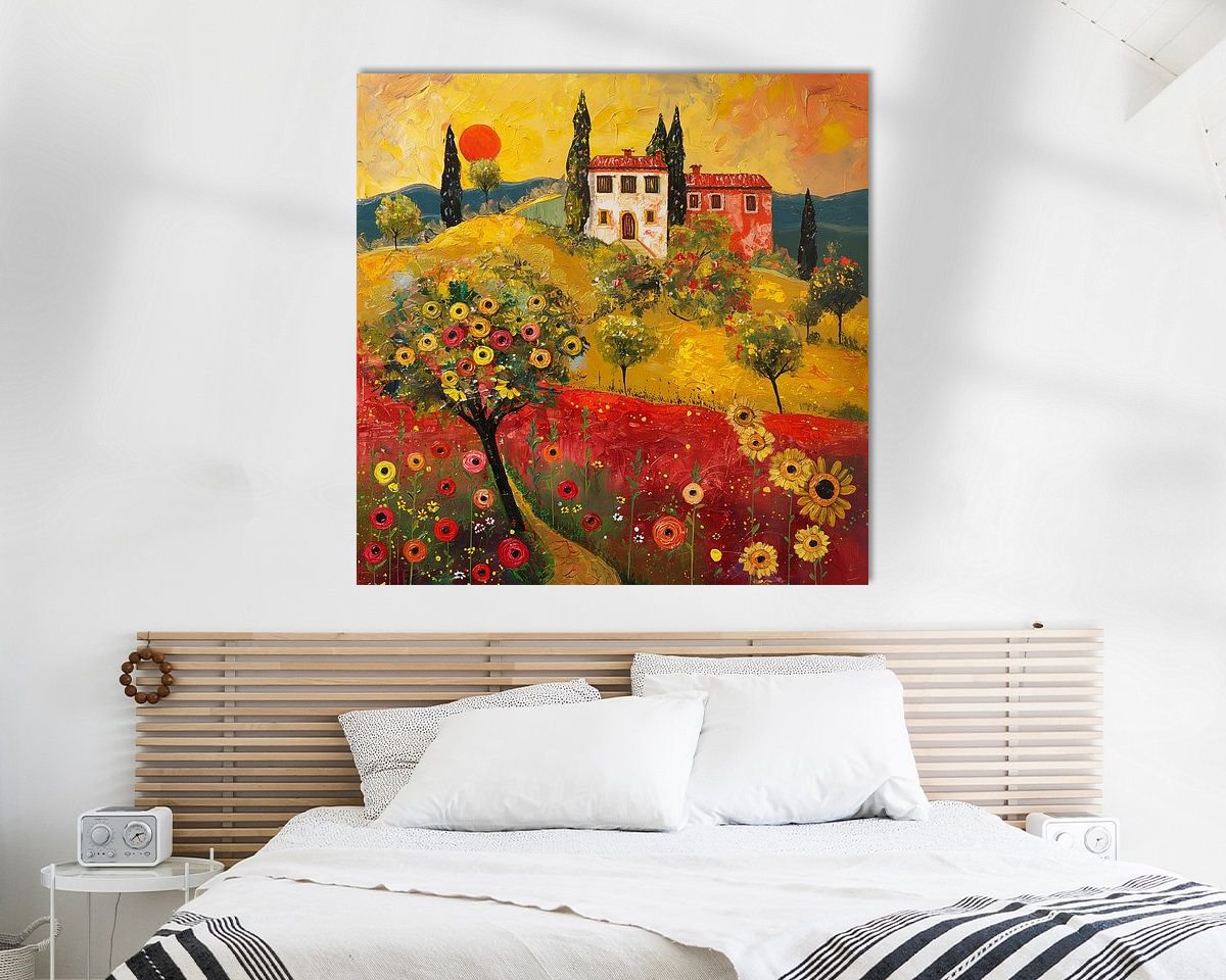Example of the artwork in a room