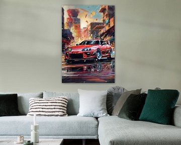 Toyota supra splash art van kevin gorter