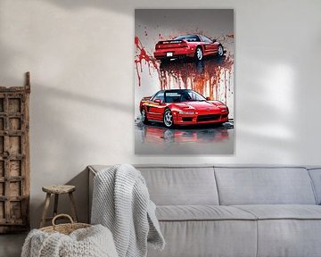 Honda nsx splash art by kevin gorter