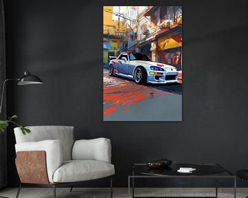 Honda s2000 splash art van kevin gorter