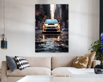 Subaru wrx sti splash art van kevin gorter