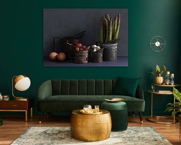 Still life with asparagus