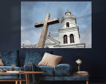Cuenca Ecuador Iglesia San Sebastian. von Richard Wareham