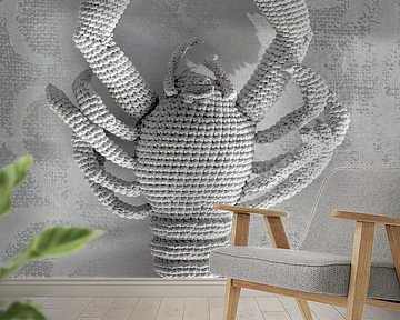 Der Hummer. Grau. Silber.