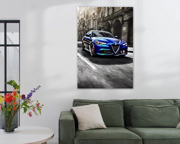 Alfa romeo qv Kunst von kevin gorter