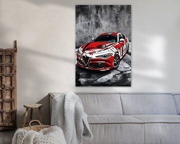 Alfa romeo qv splash art von kevin gorter