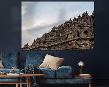 Borobudur tempel Detail van Richard Wareham