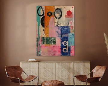 art collage modern en abstract van Studio Allee