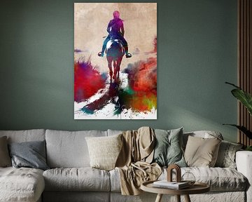 Horse Rider #rider #horse #sport by JBJart Justyna Jaszke