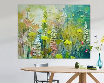 Zusammenfassung - Wildblumen auf dem Feld -2 von Studio Pieternel